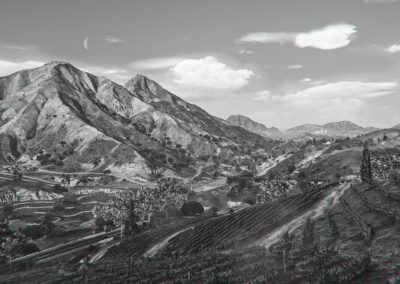 Screenshot en mode photo d'une montagne dans GTAV par le rat graphiste